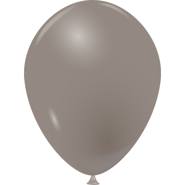 Ballon gris anthracite opaque