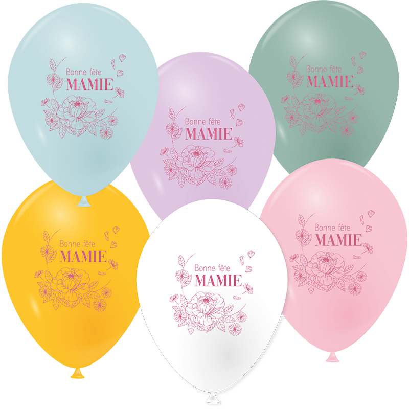 Featured image for “Ballon bonne fête mamie”