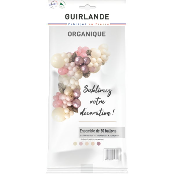 Guirlande organique diamant rose – Image 2