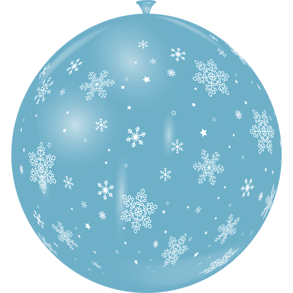 Ballon géant flocons