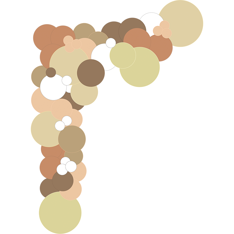 Featured image for “Guirlande organique brun caramel”