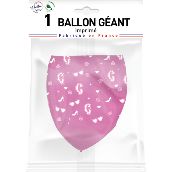 Ballon géant force rose – Image 2