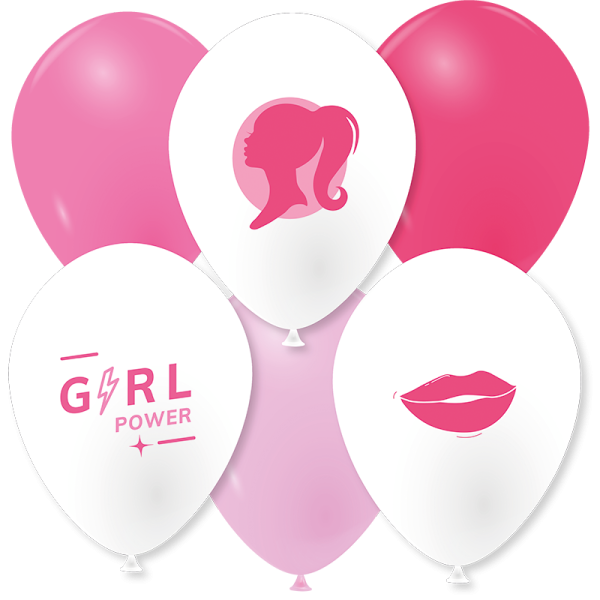 Ballons l'énergie rose