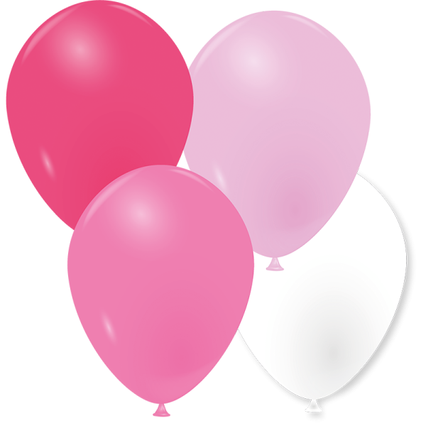 Ballons pink ladies