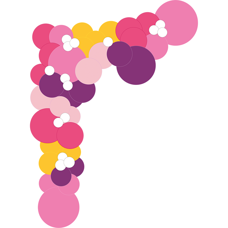 Featured image for “Guirlande organique festival de couleurs”