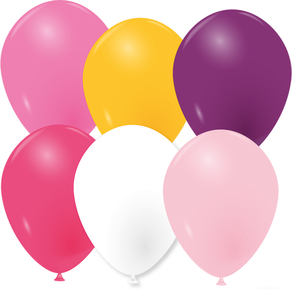 Ballons l'été en couleurs