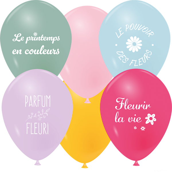 Ballons bouquet de bonheur