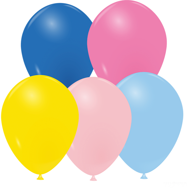Ballons couleurs pop