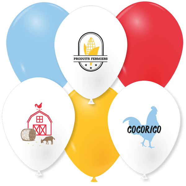 Ballons au coeur des récoltes
