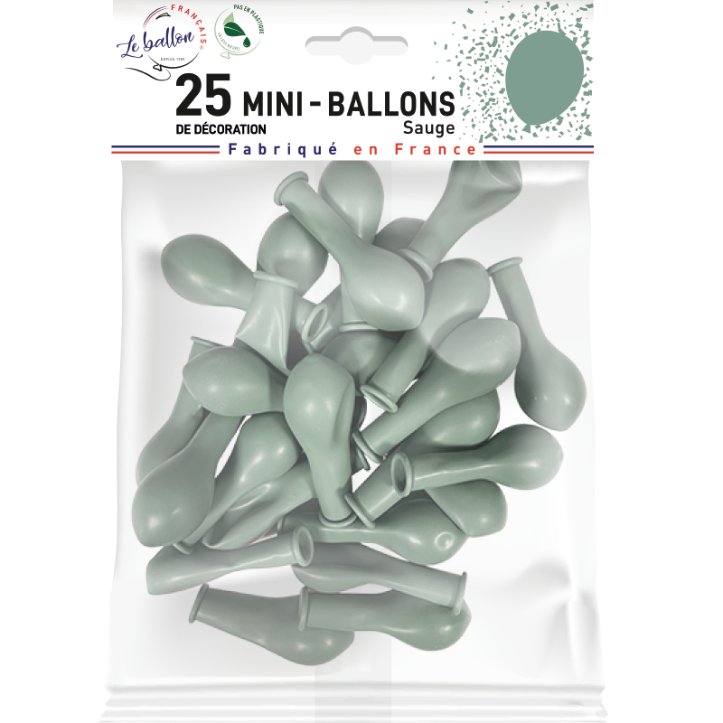 Mini-ballon sauge opaque – Image 2