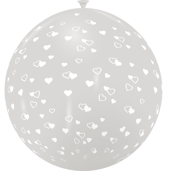 Ballon géant coeurs