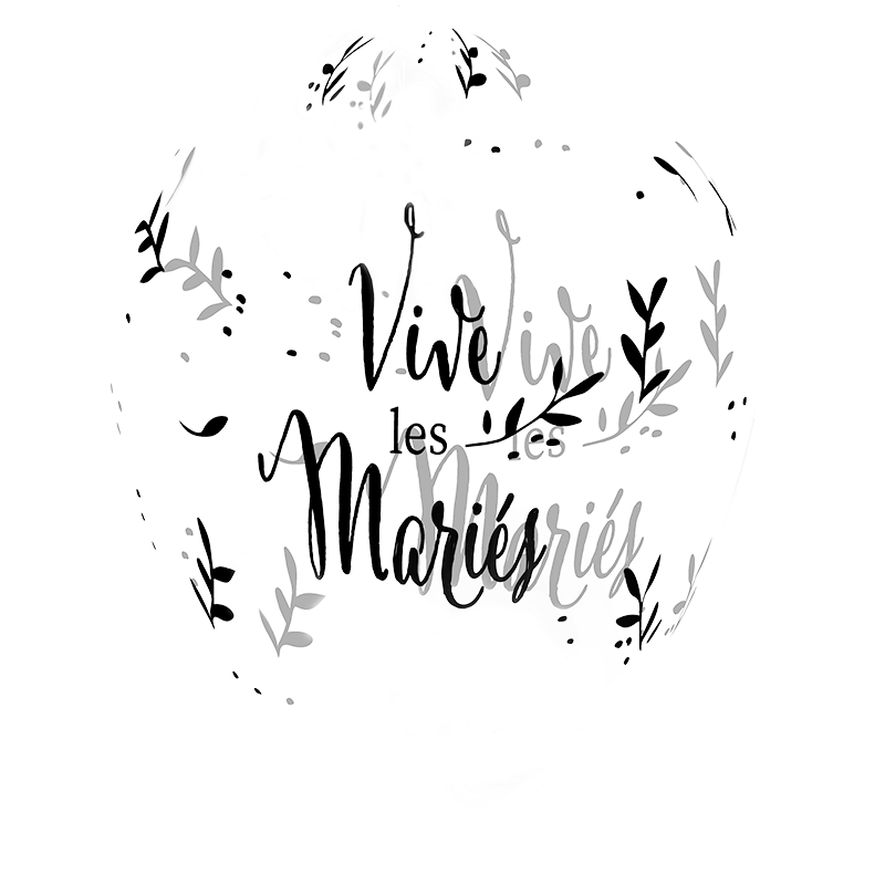 Featured image for “Ballon cristal vive les mariés”