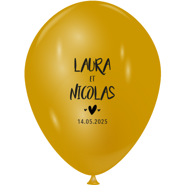 Forfait de 100 ballons métalliques Ø 30 cm