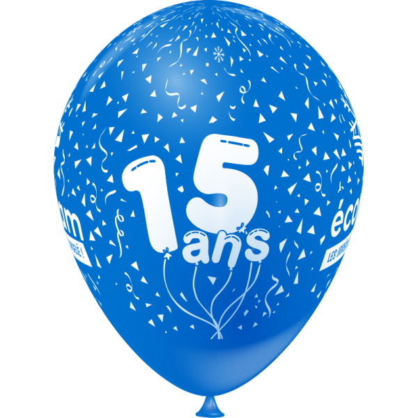 Ballon Ø 30/34 cm | 5 Faces 1 Couleur | Mini 10 000 pièces