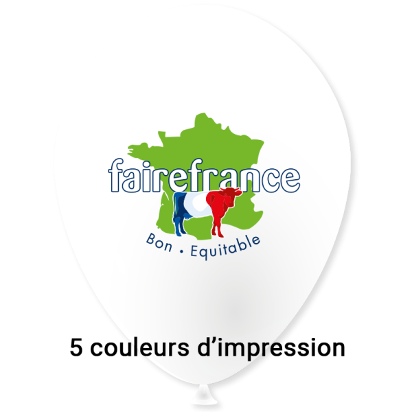 Ballon Ø 30/34 cm | 1 Face 5 Couleurs | Mini 5000 pièces