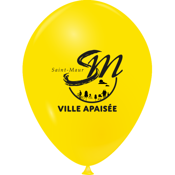 3 000 ballons opaques Ø 25/29 cm | 1 Face | 1 couleur