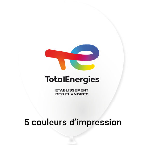 Ballon Ø 30/34 cm | 1 Face 5 Couleurs | Mini 500 pièces