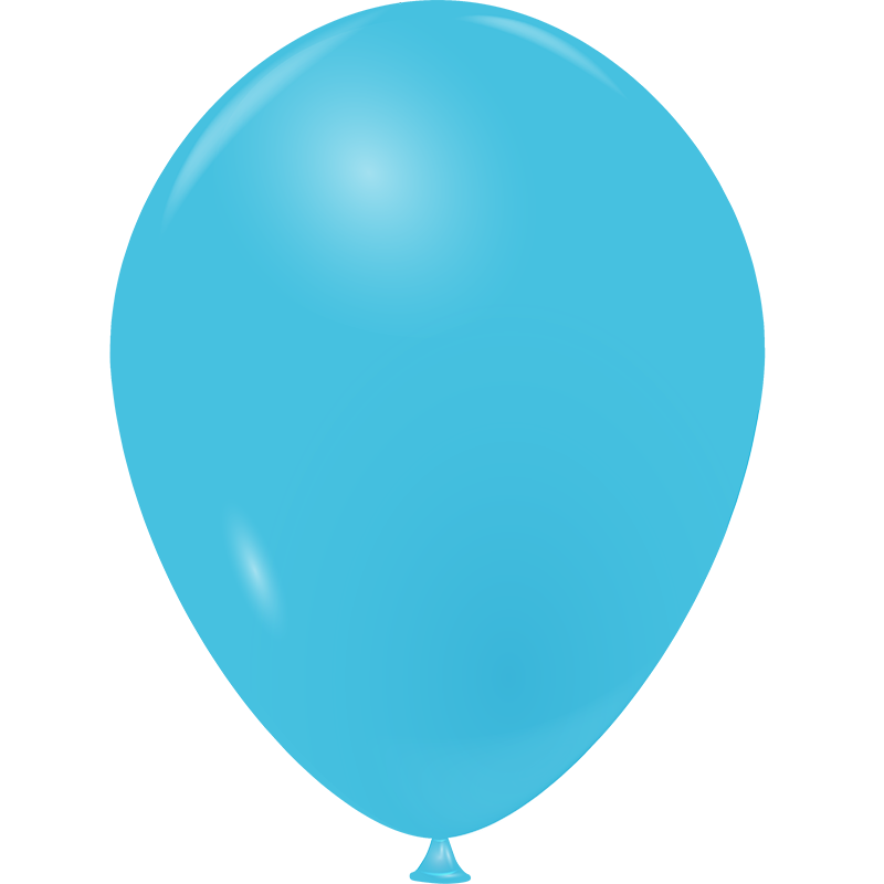 Featured image for “Ballon bleu azur opaque”
