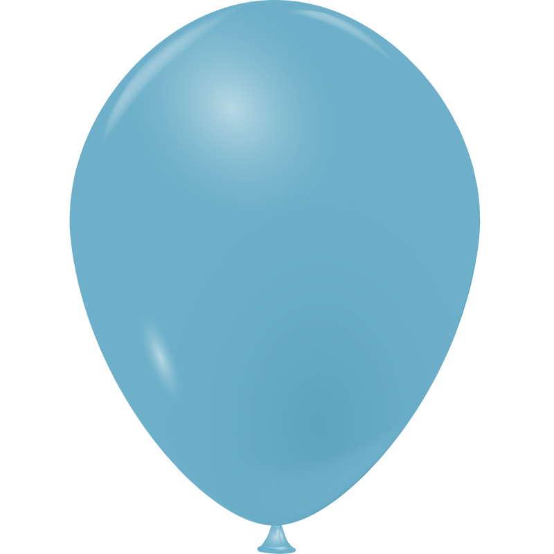 Featured image for “Ballon bleu horizon opaque”