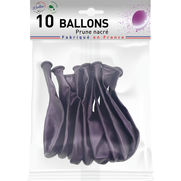 Ballon prune nacré – Image 2