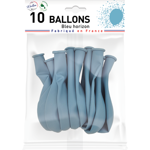 Ballon bleu horizon opaque – Image 2