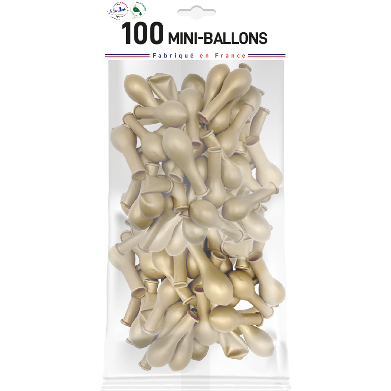 Mini-ballon champagne nacré – Image 3