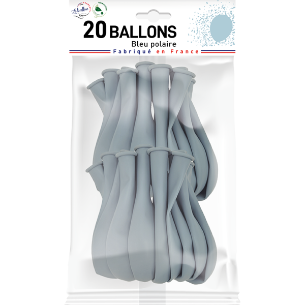 Ballon bleu polaire opaque – Image 3