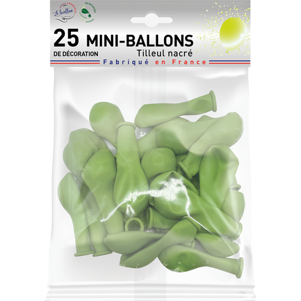 Mini-ballon tilleul nacré – Image 2
