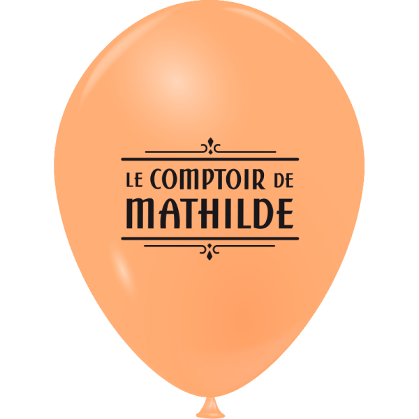 Ballon Ø 23 cm | 1 Face 1 Couleur | Mini 100 pièces