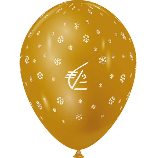 Ballon Ø 30/34 cm | 5 Faces 1 Couleur | Mini 1000 pièces